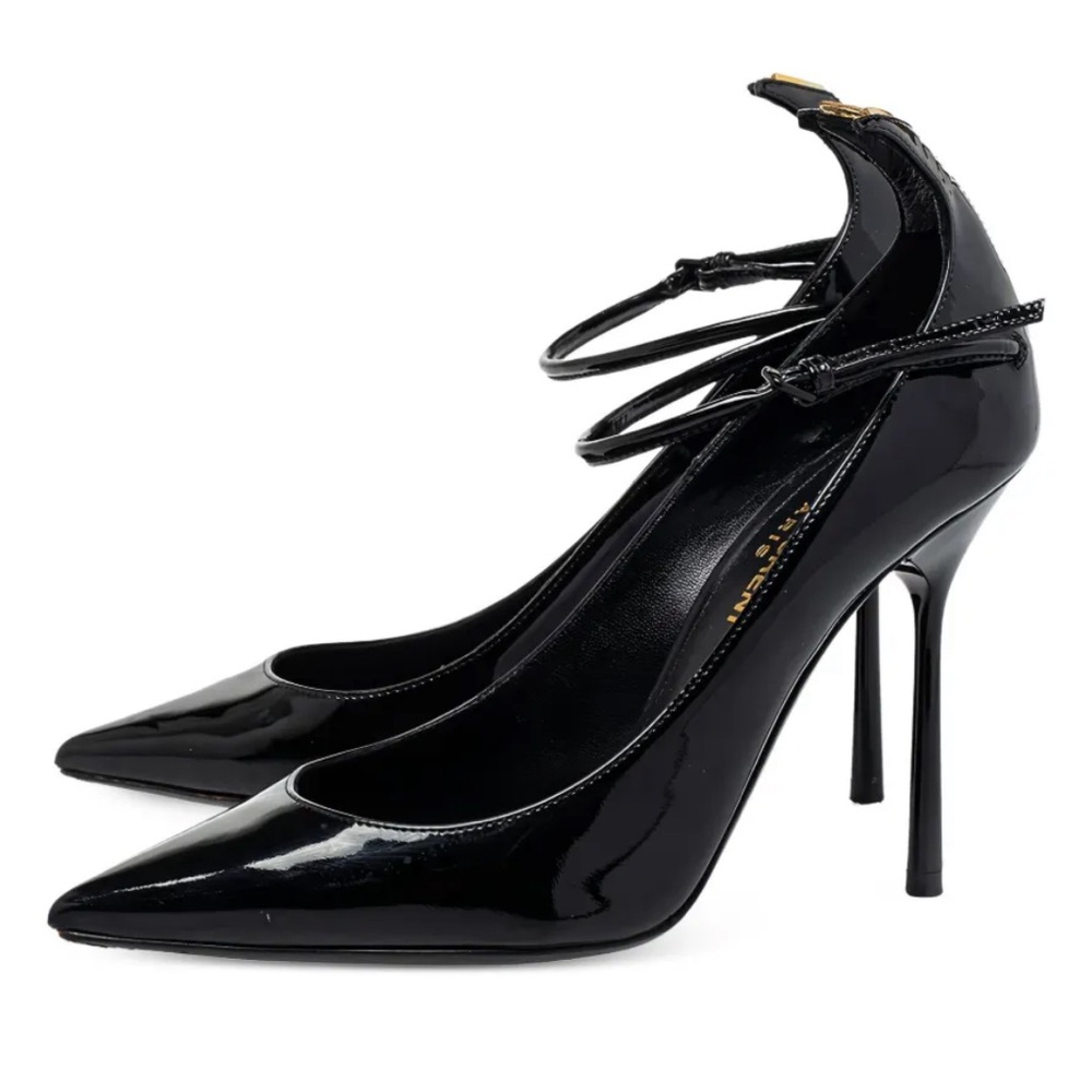 Saint Laurent Glossy Black Heels